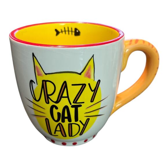 Crazy Cat Lady Glory Haus Coffee Mug Cup 16oz Kalyn Dunks Designs - Picture 1 of 5